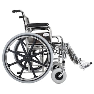 Foto 3 | Silla de Ruedas con Elevapiernas Hilphy Medical Hil090 Plata de Acero