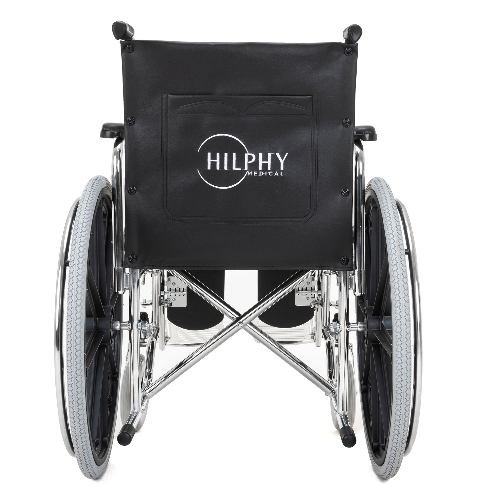 Foto 6 pulgar | Silla de Ruedas con Elevapiernas Hilphy Medical Hil090 Plata de Acero