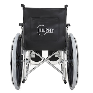 Foto 5 | Silla de Ruedas con Elevapiernas Hilphy Medical Hil090 Plata de Acero
