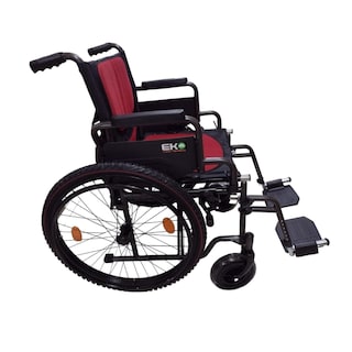 Foto 2 | Silla de Ruedas Eko Mobility Todoterreno Sport Roja con Descansapiés