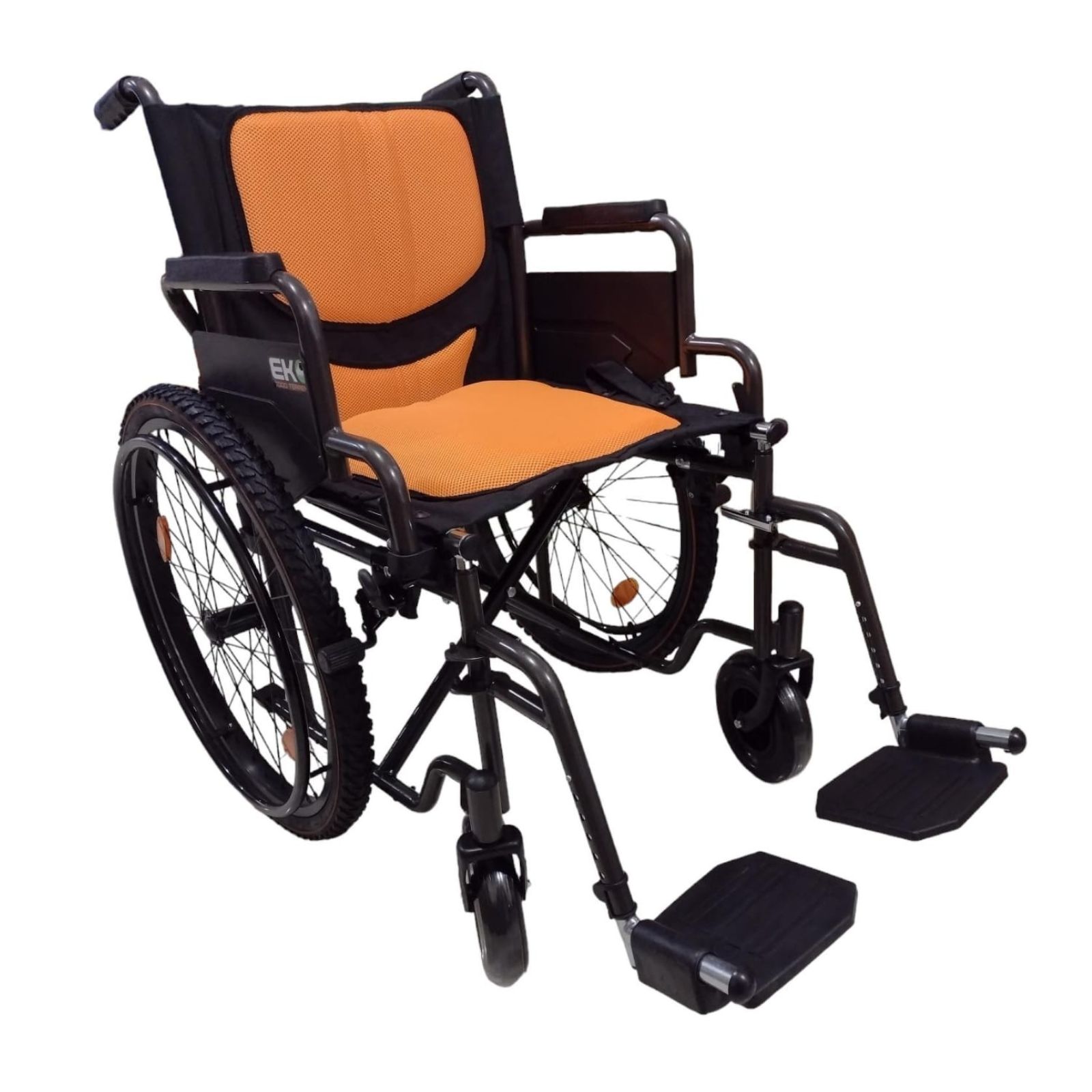 Foto 2 pulgar | Silla de Ruedas Eko Mobility Todoterreno Naranja Sport con Descansapiés