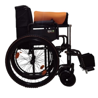 Foto 4 | Silla de Ruedas Eko Mobility Todoterreno Naranja Sport con Descansapiés
