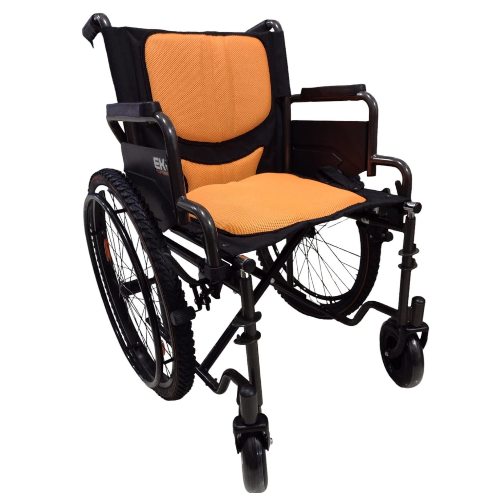 Foto 8 pulgar | Silla de Ruedas Eko Mobility Todoterreno Naranja Sport con Descansapiés