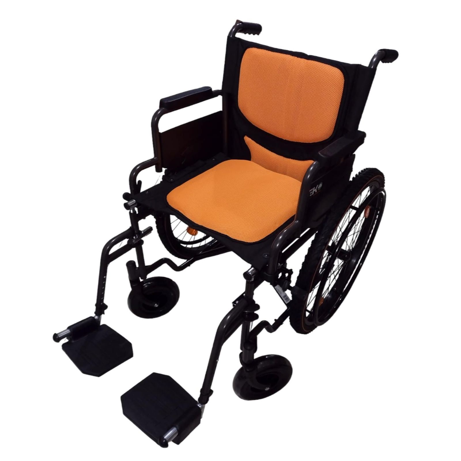 Foto 9 pulgar | Silla de Ruedas Eko Mobility Todoterreno Naranja Sport con Descansapiés