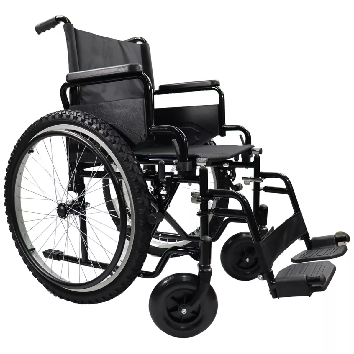 Foto 2 pulgar | Silla de Ruedas Mobicare Negro con Descansapiés Desmontables y Descansabrazos Abatibles