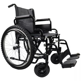 Foto 1 | Silla de Ruedas Mobicare Negro con Descansapiés Desmontables y Descansabrazos Abatibles