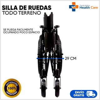 Foto 4 | Silla de Ruedas Mobicare Negro con Descansapiés Desmontables y Descansabrazos Abatibles