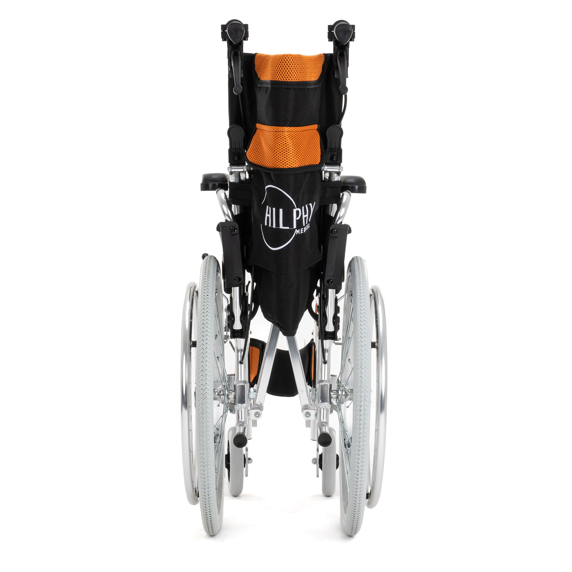 Foto 5 pulgar | Silla de Ruedas Hilphy Medical Hil63f7nar Naranja de Aluminio Ultraligera