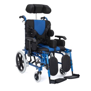 Foto 1 | Silla de Ruedas para Adultos con Parálisis Cerebral Hilphy Medical Azul