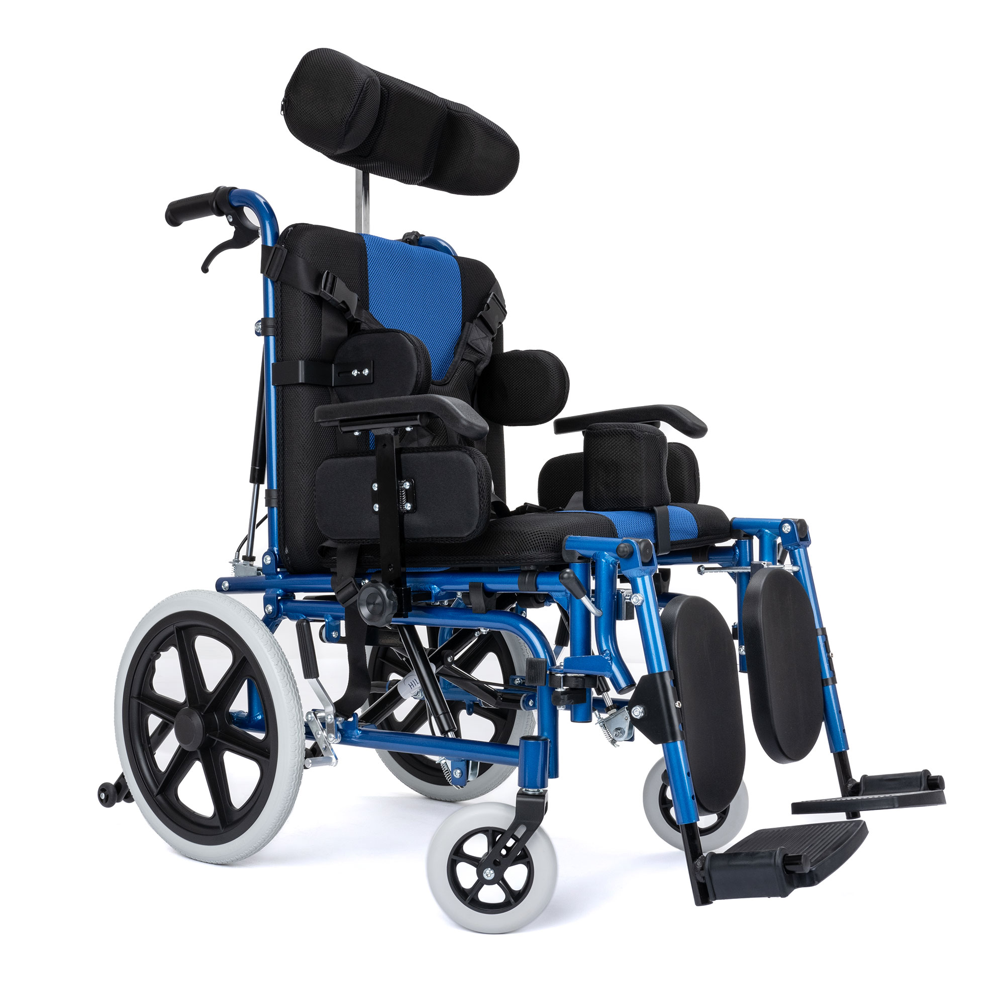 Foto 3 pulgar | Silla de Ruedas para Adultos con Parálisis Cerebral Hilphy Medical Azul