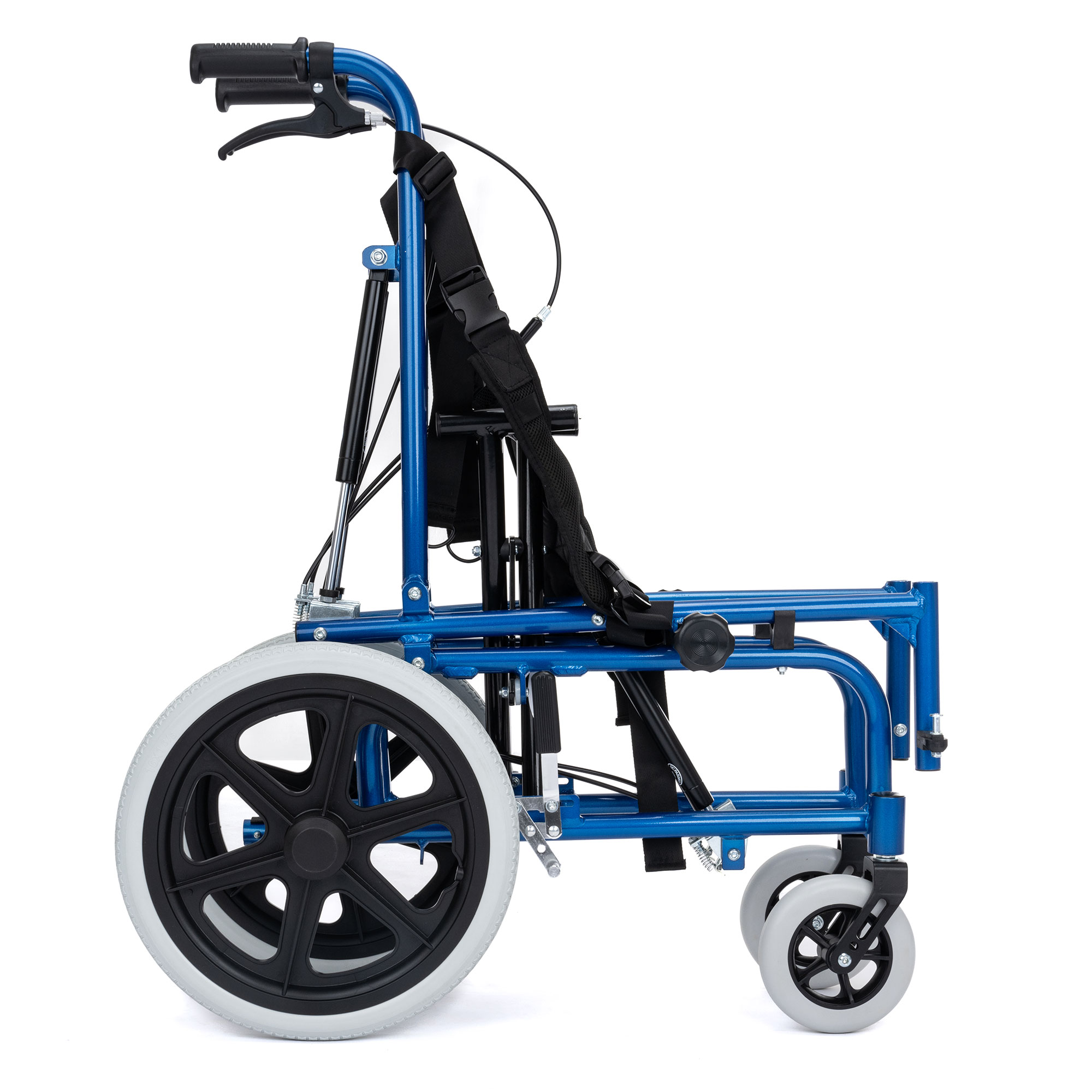 Foto 6 pulgar | Silla de Ruedas para Adultos con Parálisis Cerebral Hilphy Medical Azul