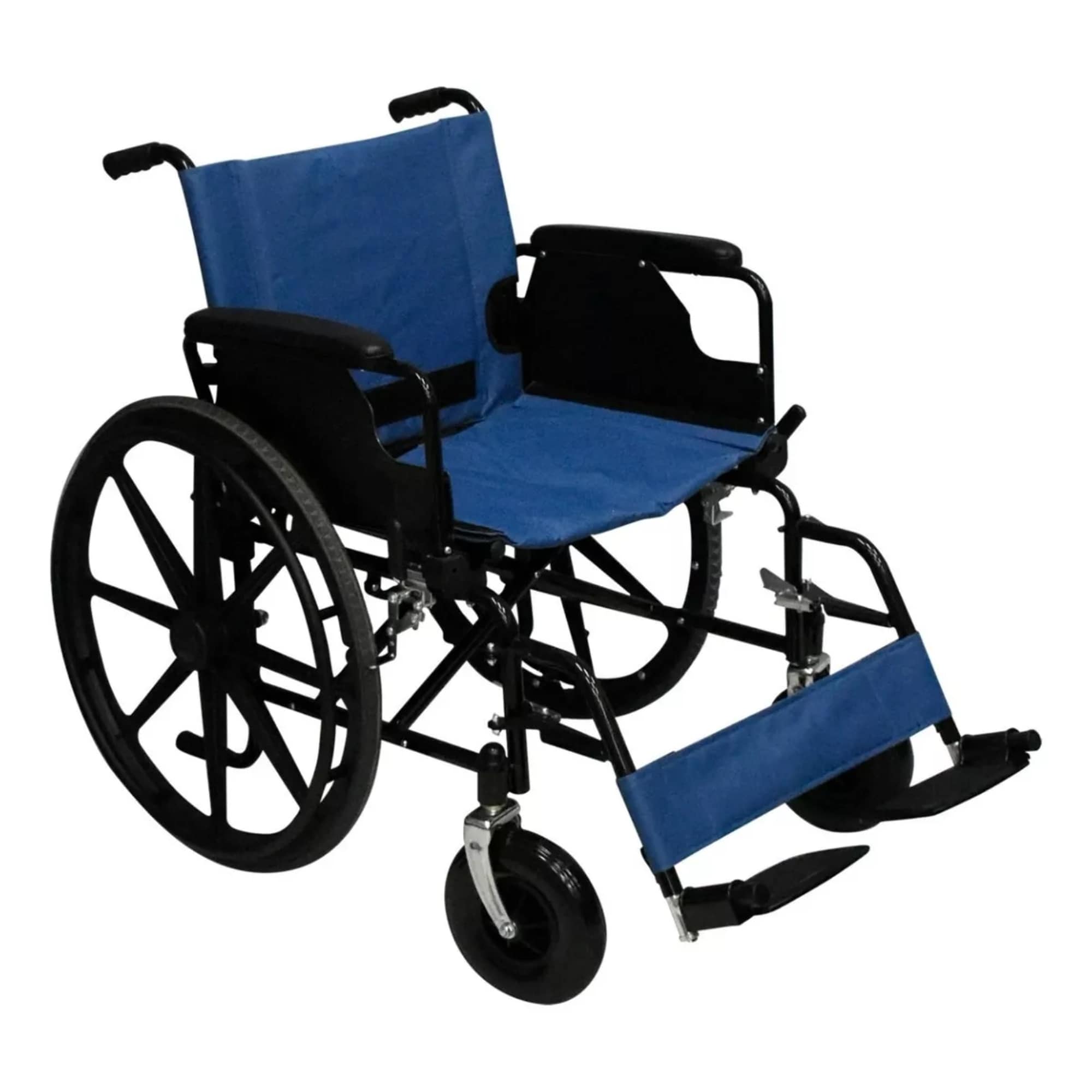 Silla De Ruedas Infinity CHV-Y-KY951B-51 Asiento Ancho Rider De Sobrepeso Bariátrica Grafito-Azul $7,779