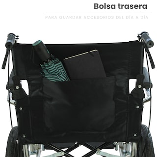 Foto 8 | Silla De Ruedas Linium Infantil Plegable Ligera Pediátrica Negra