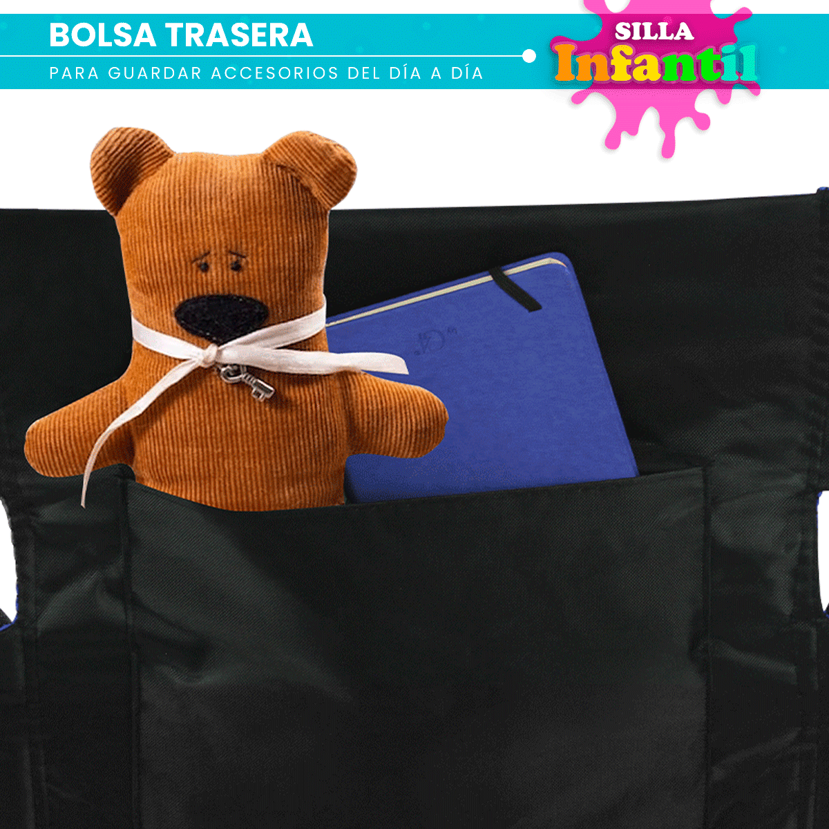 Foto 7 | Silla De Ruedas Linium Premium Plegable Ligera Infantil Pediátrica Roja