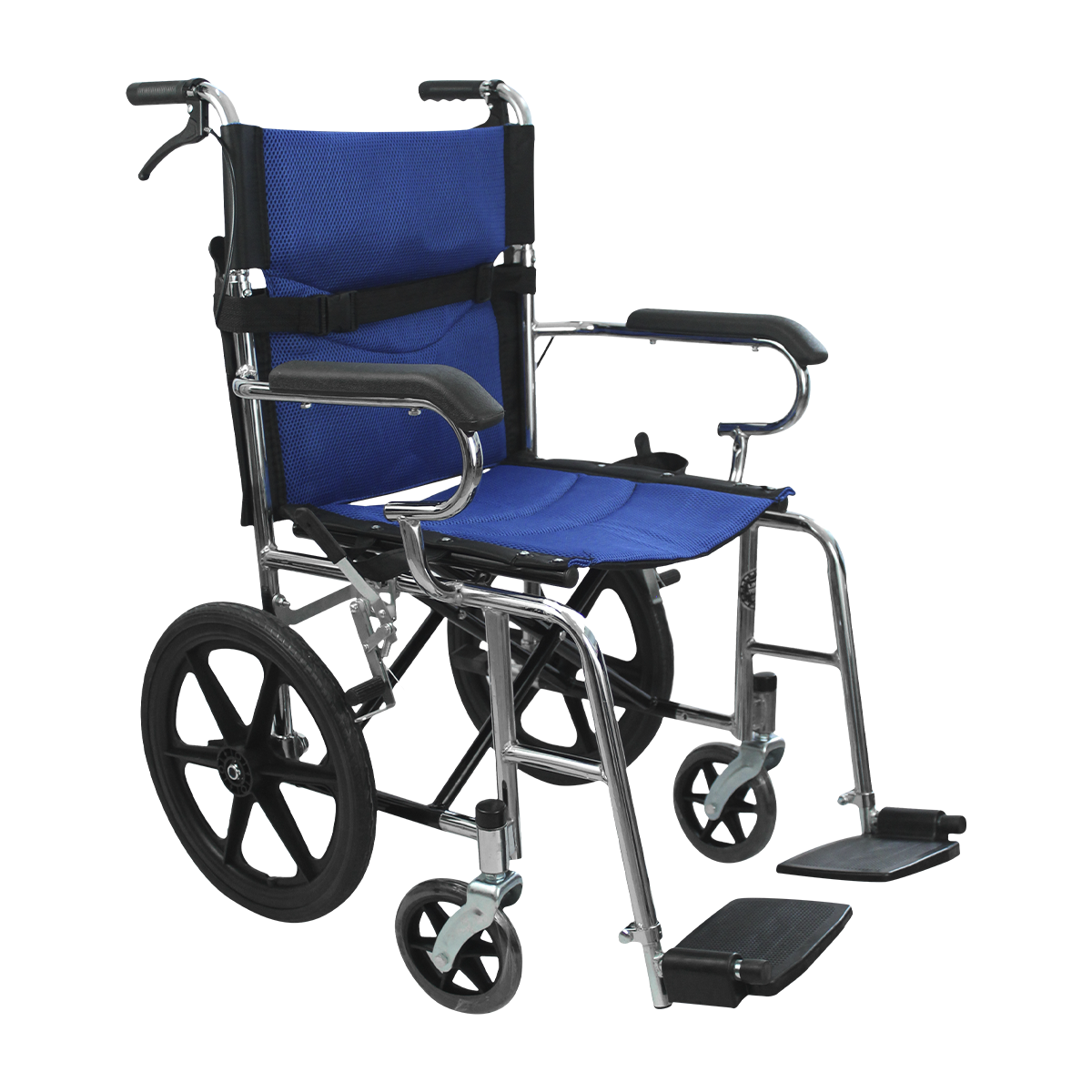 Foto 2 pulgar | Silla de Ruedas Linium Infantil  Plegable Ligera Pediátrica Azul