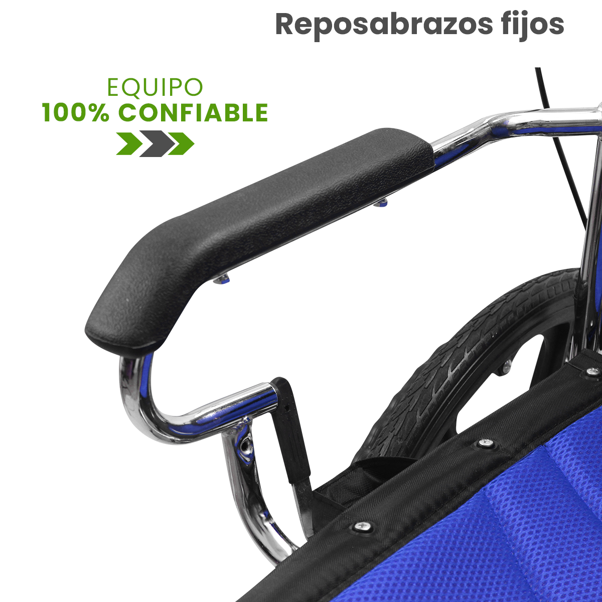 Foto 7 | Silla de Ruedas Linium Infantil  Plegable Ligera Pediátrica Azul