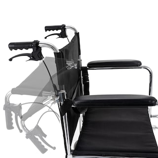 Foto 4 | Silla de Traslado con Freno Hilphy Medical Hil079 Plateada