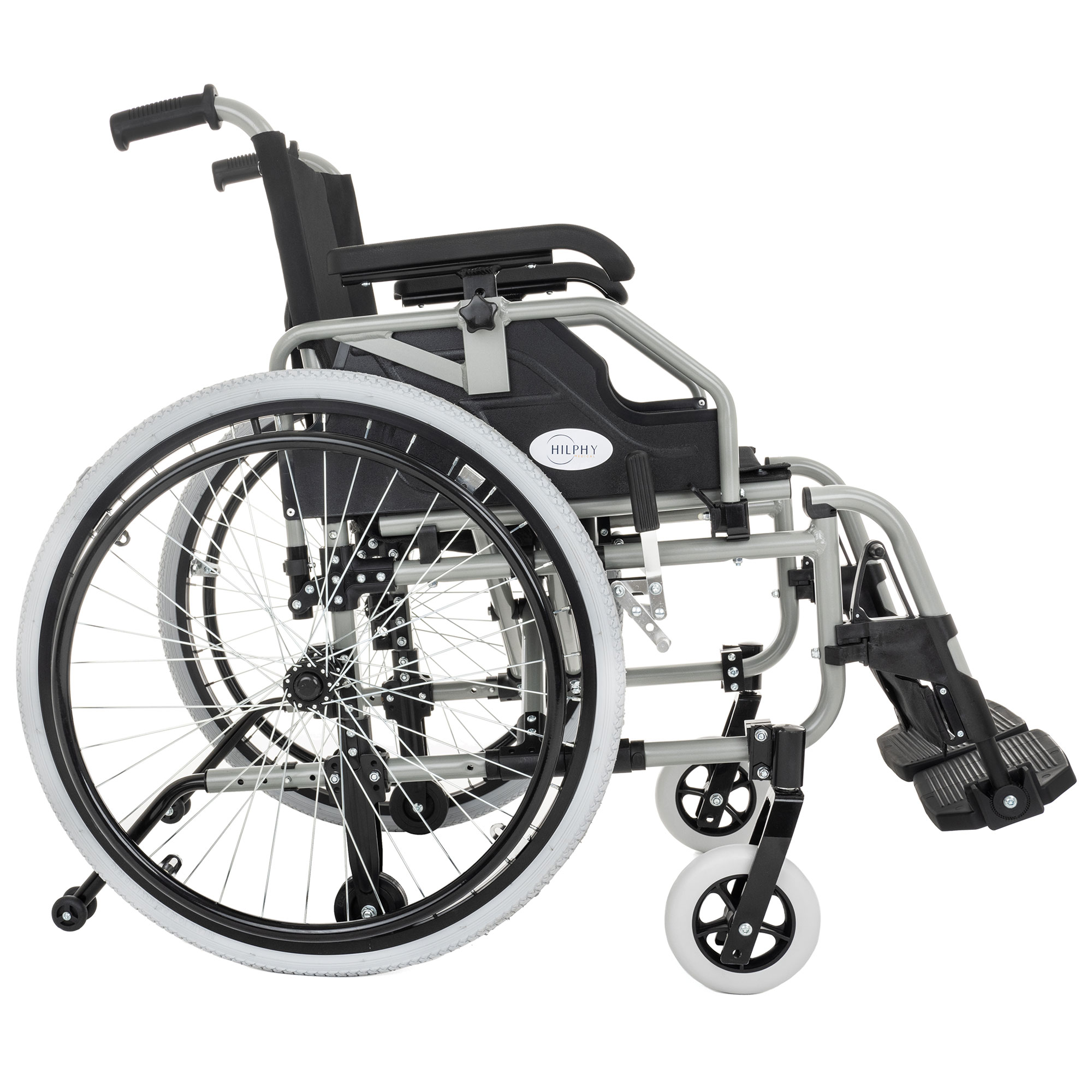 Foto 2 | Silla de Ruedas Hibrida  Hilphy Medical Hil059 Gris