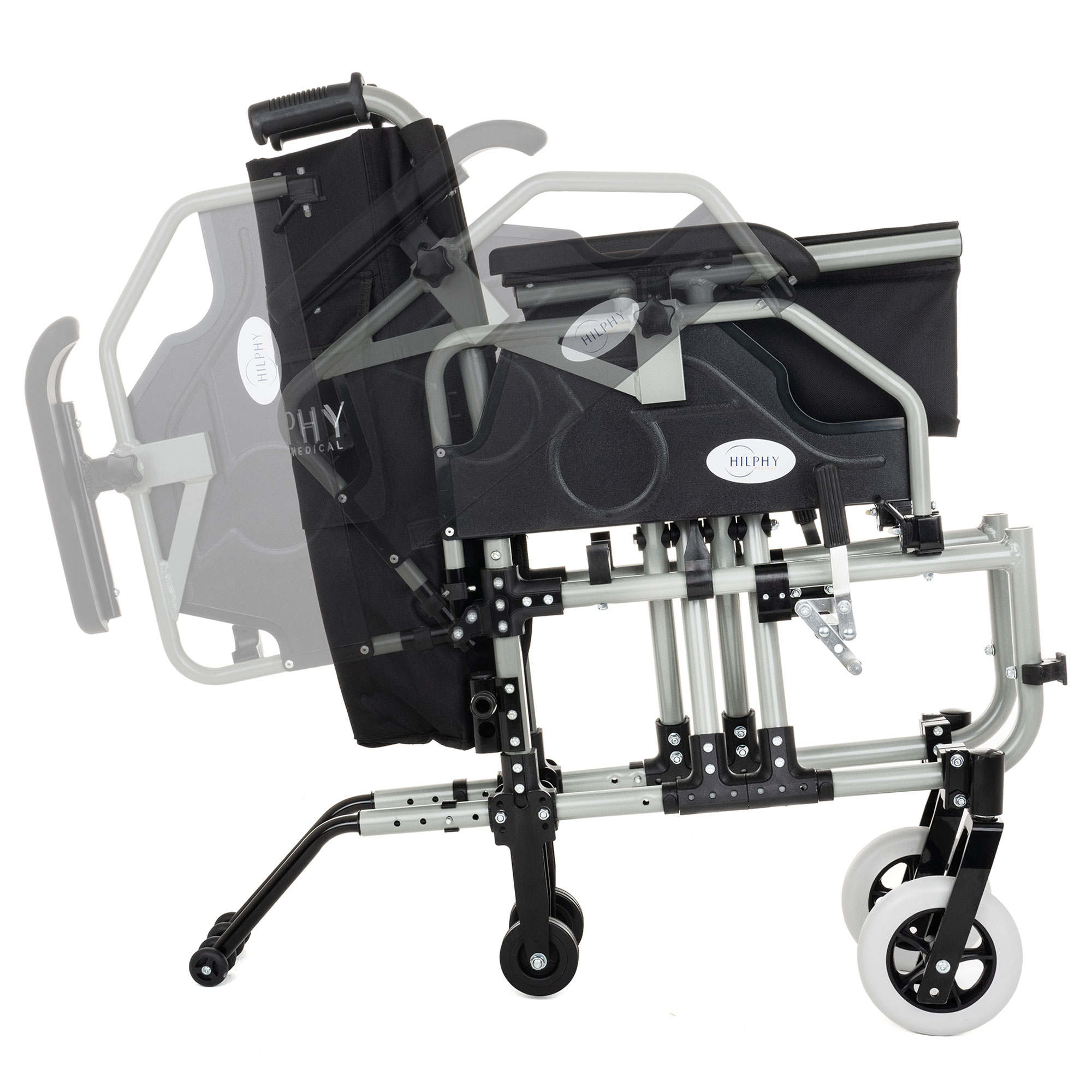 Foto 4 | Silla de Ruedas Hibrida  Hilphy Medical Hil059 Gris