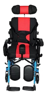 Foto 2 | Silla de Ruedas Pci Parálisis Cerebral Infantil 15'' de Acero Resistente con Elevapiernas