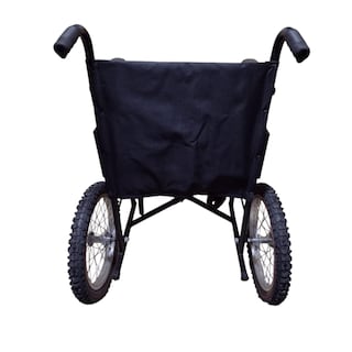 Foto 3 | Silla de Traslado Economica 18'' Todo Terreno Plegable