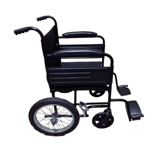 Foto 5 | Silla de Traslado Economica 18'' Todo Terreno Plegable