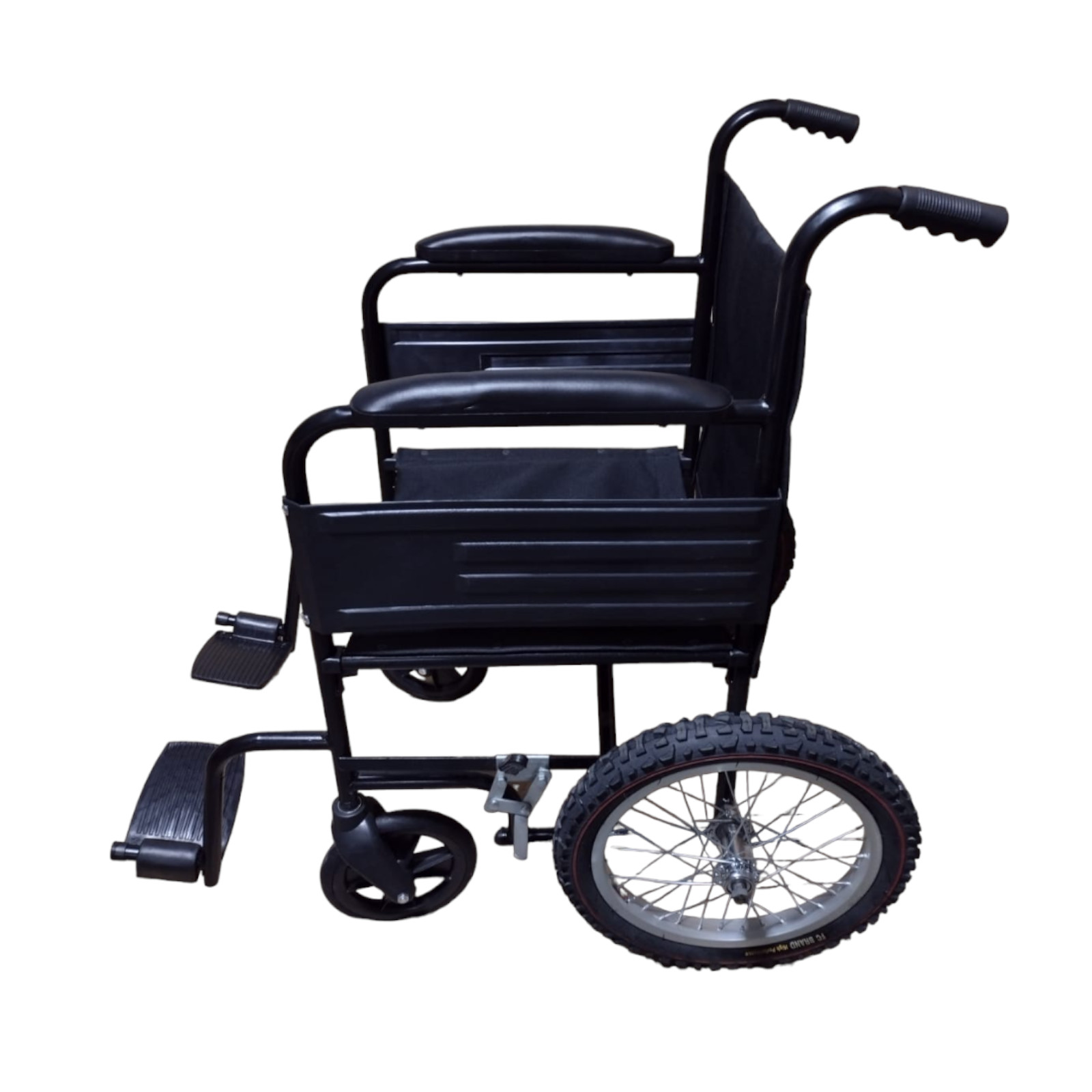 Foto 8 pulgar | Silla de Traslado Economica 18'' Todo Terreno Plegable