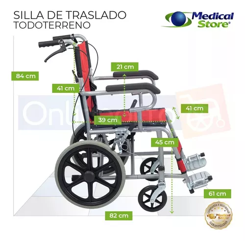Foto 4 pulgar | Silla De Ruedas Todo Terreno Infinity Para Traslado