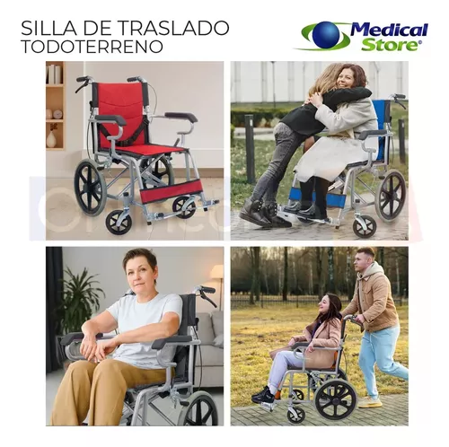 Foto 6 pulgar | Silla De Ruedas Todo Terreno Infinity Para Traslado