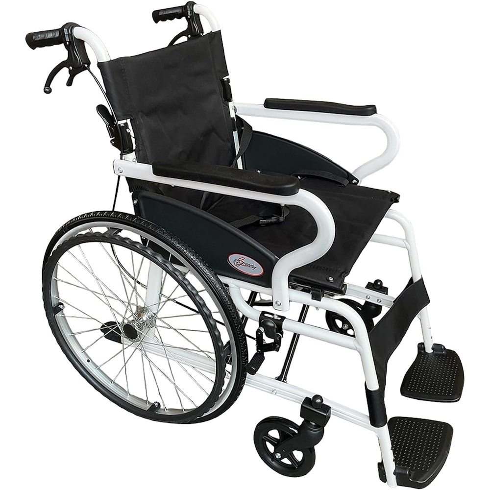 Silla de Ruedas de Aluminio Supercompacta Negra