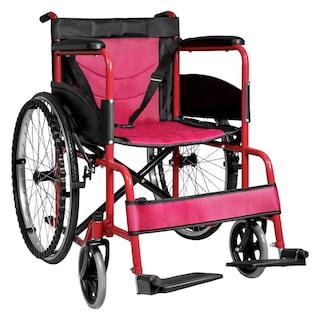 Foto 1 | Silla De Ruedas Ligera 23 Pulgadas Plegable Aluminio Lujo Nanofort