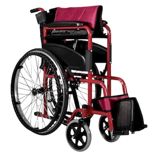 Foto 5 | Silla De Ruedas Ligera 23 Pulgadas Plegable Aluminio Lujo Nanofort