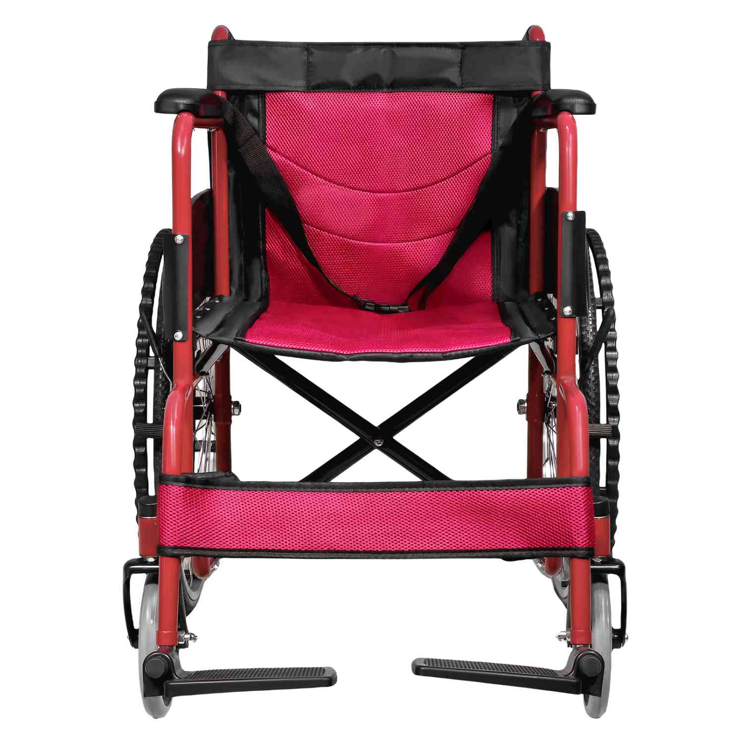 Foto 6 | Silla De Ruedas Ligera 23 Pulgadas Plegable Aluminio Lujo Nanofort