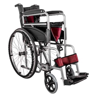 Foto 5 | Silla de Ruedas Ligera 23 Pulgadas Plegable Aluminio Lujo Nanofort