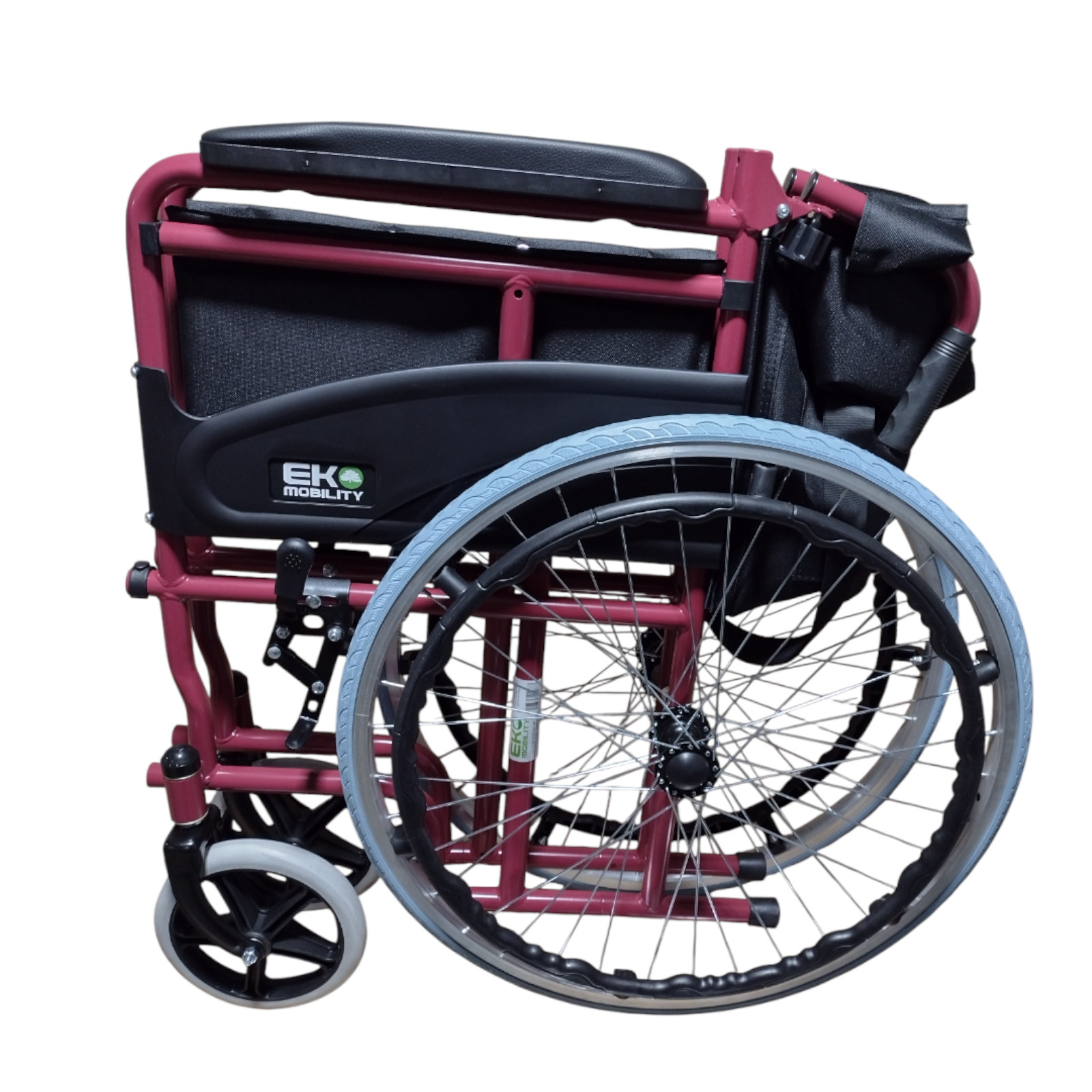 Foto 3 pulgar | Silla de Ruedas Eko Mobility Roja