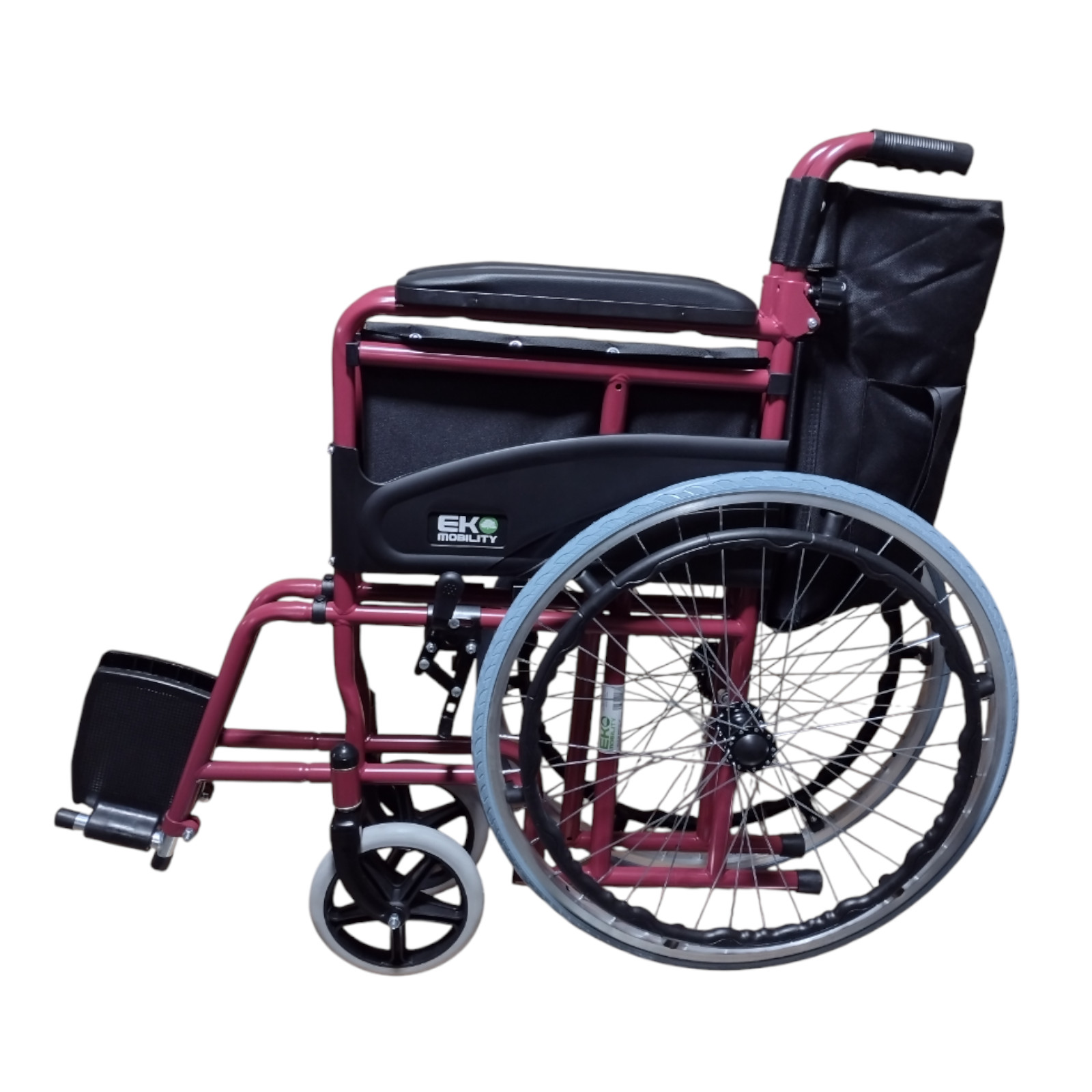 Foto 8 pulgar | Silla de Ruedas Eko Mobility Roja