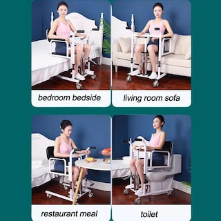 Foto 3 | Silla Sc-6129 De Traslado Para Adultos Mayores | 4 En 1