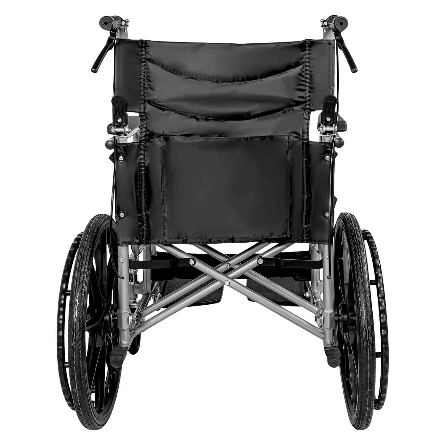 Foto 3 | Silla Ruedas Plegable Aluminio Ligera Todo Terreno Premium Negro Nanofort