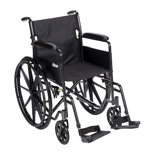 Foto 1 | Silla De Ruedas Manual Drive Medical Asiento 18'' Ssp118fa Negro