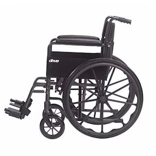 Foto 2 | Silla De Ruedas Manual Drive Medical Asiento 18'' Ssp118fa Negro