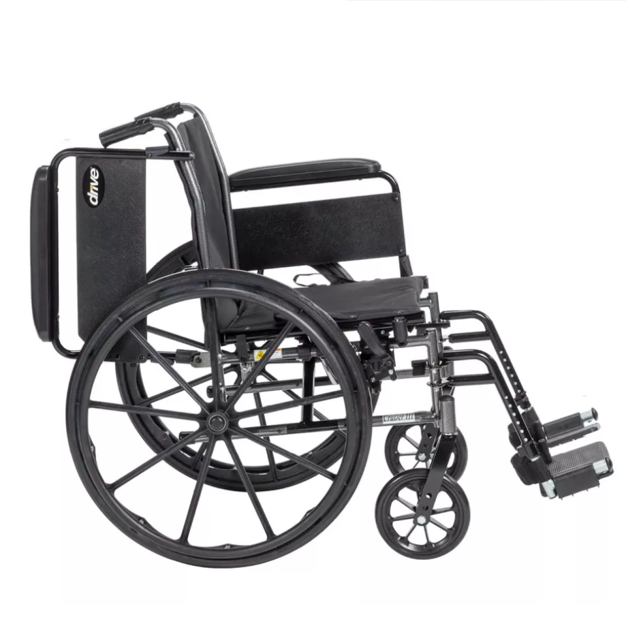 Foto 3 | Silla De Ruedas Manual  Drive Medical Asiento 18'' Ssp118fa Negro