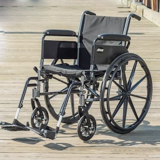Foto 4 | Silla De Ruedas Manual Drive Medical Asiento 18'' Ssp118fa Negro