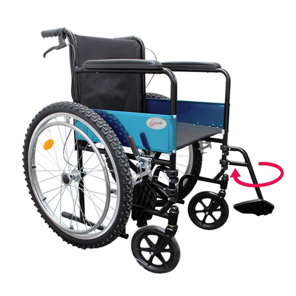 Foto 4 pulgar | Silla De Ruedas C/descansapies Giratorio Speedy