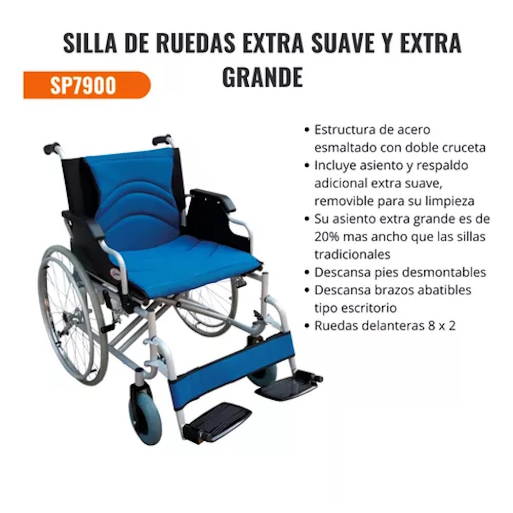 Foto 3 pulgar | Silla De Ruedas Aluminio C/asiento Y Respaldo Speedy