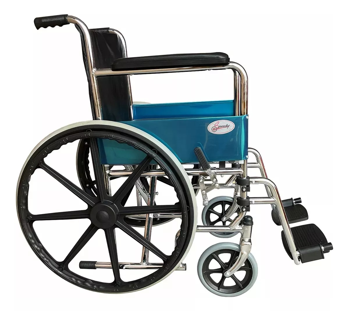 Foto 5 | Silla de Ruedas Asiento Acojinado Vinil Removible