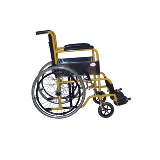 Foto 2 | Silla de Ruedas Infantil Esmaltada Amarilla Speedy con Rin de Rayos de 18" y Loneta Acojinada