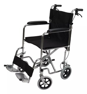 Foto 1 | Silla de Ruedas Ligera Plegable con Frenos