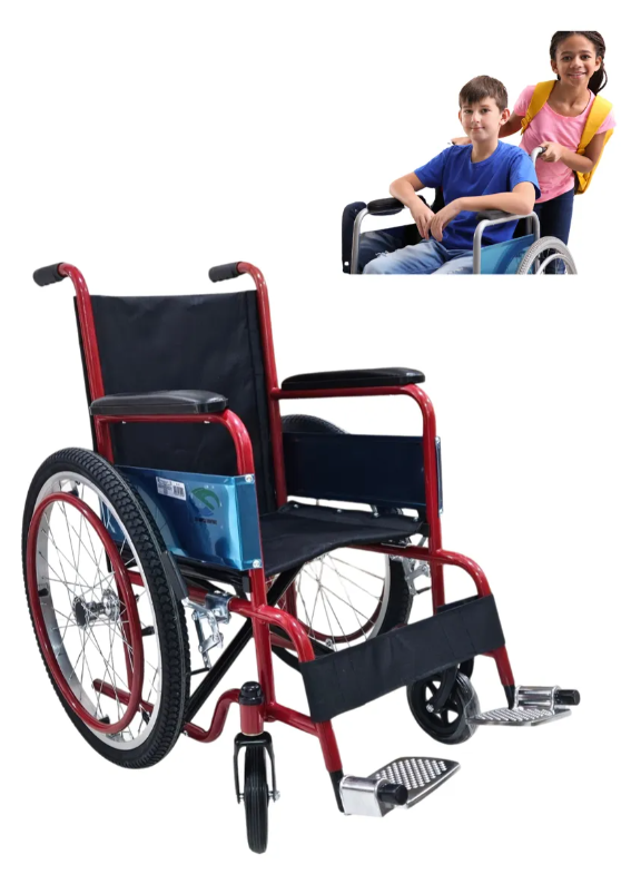 Silla De Ruedas Infantil Plegable Llanta Neumática Reforzada