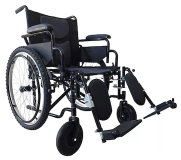 Foto 2 | Silla de Ruedas de Acero SC Super Confort Todoterreno con Elevapiernas
