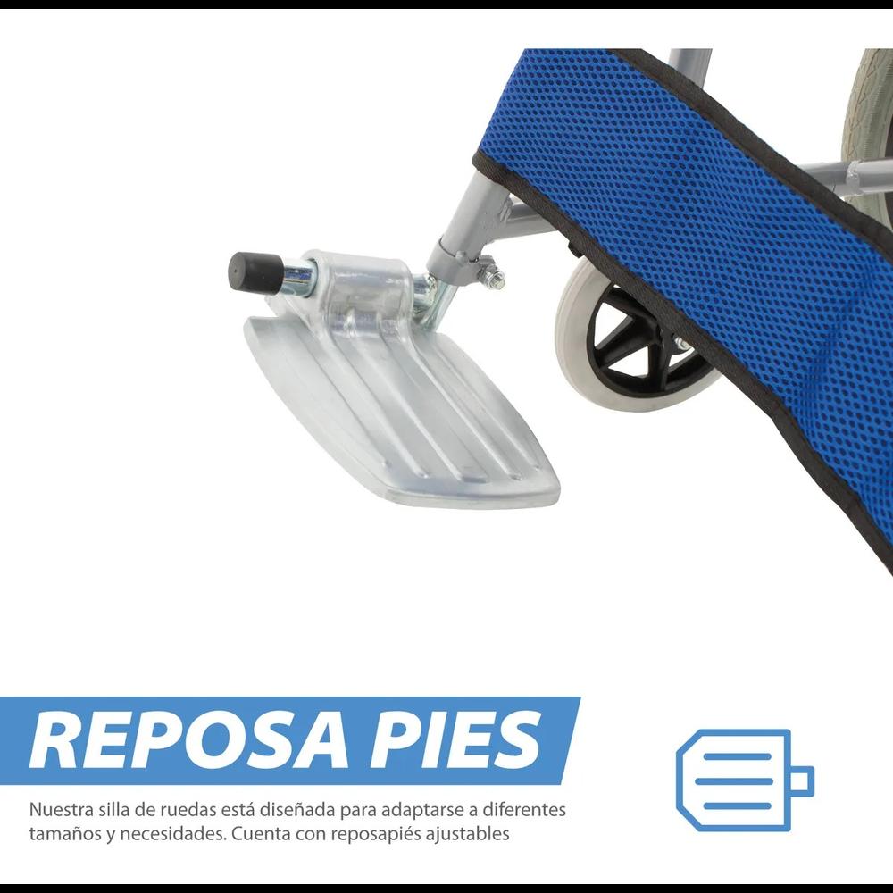 Foto 9 pulgar | Silla De Ruedas De Traslado Ligera Plegable Con Freno 4x4